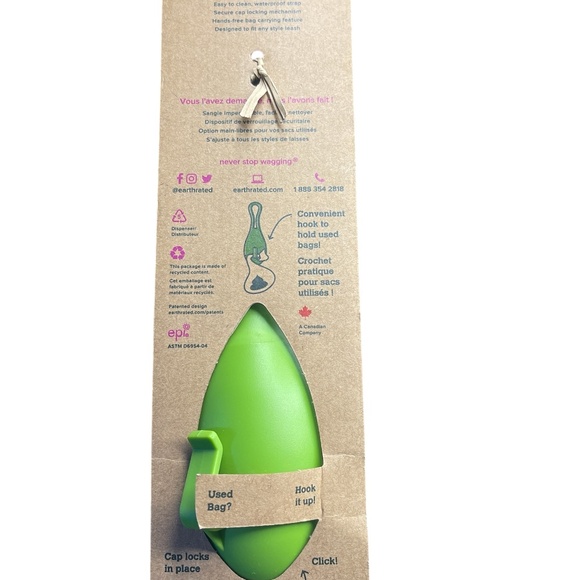 Earth Rated Eco-Friendly Dog Waste Bags and Dispenser Lavander Scent 15 Ct NEW - Picture 5 of 5